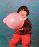 Little girl with a balloon